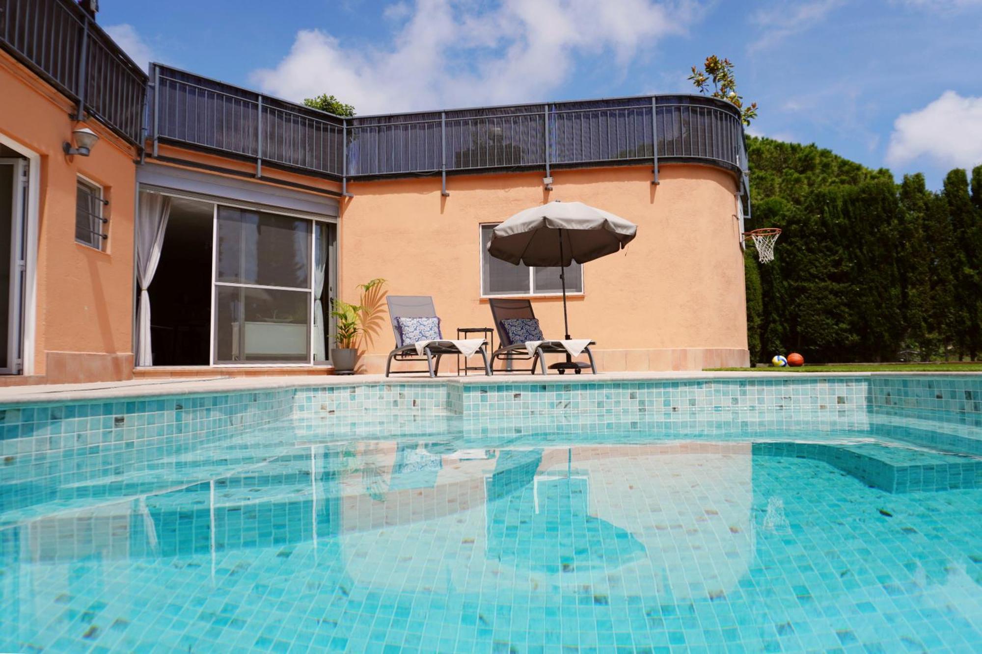 Blueline 25Km Bcn-Piscina, Sauna Y Vistas Al Mar 马塔罗 外观 照片